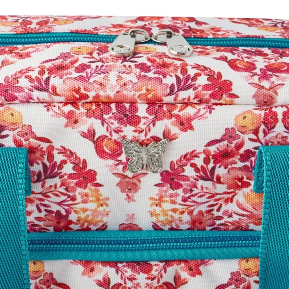 2021 🌺 New The Pioneer Woman Floral Ogee 3-Piece Insulated Lunch Kit, Pink - Picture 6 of 10